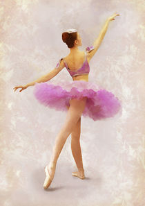 Ballerina In Pink by Elena Oglezneva