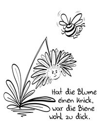 Blume und Biene by STEFARO .