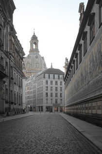 Dresden_10 - Fürstenzug und Frauenkirche von André Schuckert