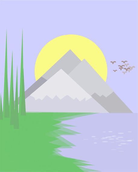 Drawing-lake-mountins2