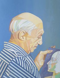 Picasso betrachtet einen "Kaps" by Wolfgang Kaps