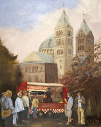 Currywurst Wagon, Speyer, DE von Gene Stirm