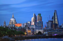 London skyline von Bruno Schmidiger