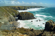 Coast of Cornwall, Bedruthan Steps 5 by Sabine Radtke
