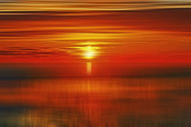 Irish Sea Sunset von John Wain
