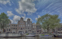 Amsterdam, Prinsencanal by Peter Bartelings