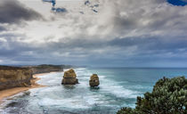 Australia Great Ocean Road Cloudy by Tobias  Werner