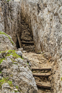 Dolomiti - WW1 ruins in mt Sass de stria by Antonio Scarpi