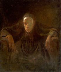 Study of old woman, Laszlo Mednyanszky 1881 by Vincent Monozlay
