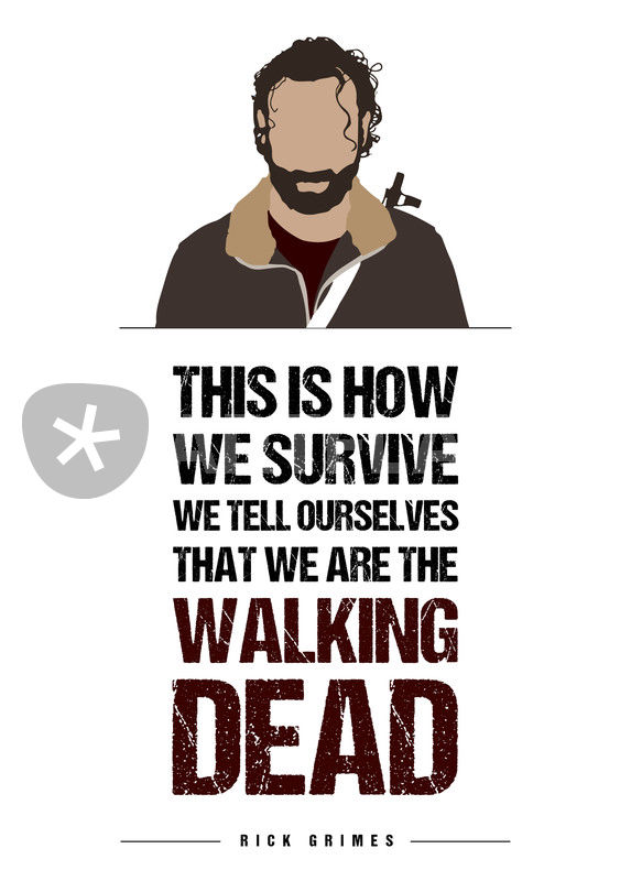 The Walking Dead Minimalist Poster 