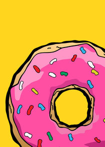 Homer Donuts - Minimalist Serie von mequem design