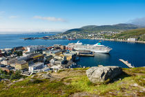 Blick auf Hammerfest in Norwegen von Rico Ködder