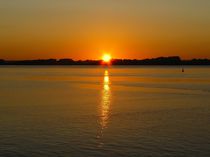 Sonnenuntergang am Menai Strait von gscheffbuch
