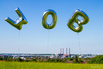 WOB-Ballons auf dem Klieversberg Wolfsburg von Jens L. Heinrich