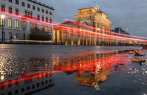 Brandenburger Tor, Lighttrails by Karsten Houben