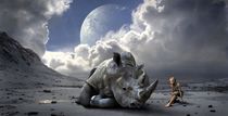 The last of the rhino by past-presence-art