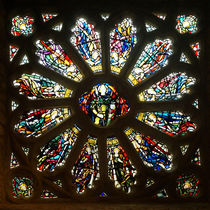 Rosettenfenster der Kapelle auf St. Michaels Mount von Sabine Radtke
