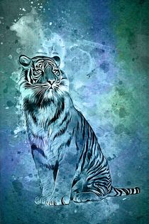 Watercolor Tiger by ancello