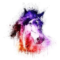 Watercolor Horse by ancello