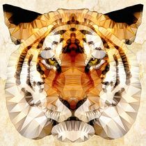 Polygon Tiger by ancello