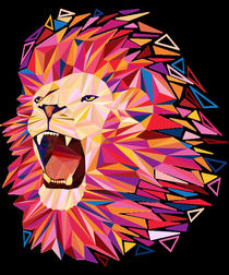 roaring lion by ancello