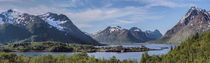 Panoramablick auf Sildpollnes im Austnesfjord  by Christoph  Ebeling