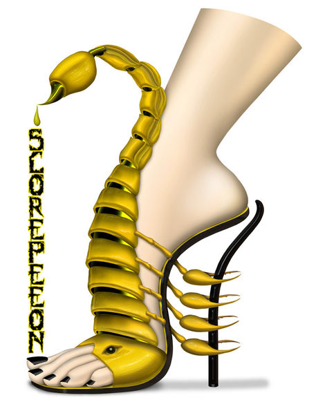 Shoe-art-design-scorepion-spider-36in