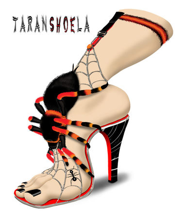 Shoe-art-design-tarantula-spider-36in