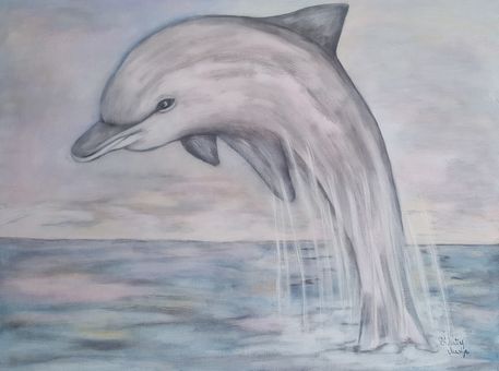 Krafttier-delfin