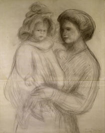 A. Renoir, Coco mit seinem Kindermädchen von klassik art