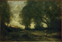 C.Corot, Landschaft / um 1860 von klassik art