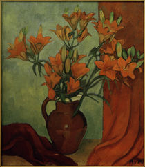 M.v.Malachowski-Nauen, Feuerlilien by klassik art