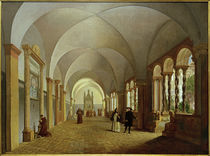 Rom, S.Giovanni in Laterano, Kreuzgang / Gemälde v. D.Martens von klassik art