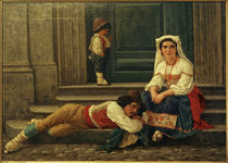 C.L.Jessen, Italienische Hirtenfamilie von klassik art