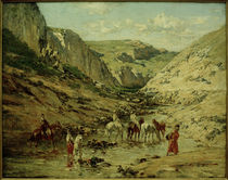 V.Huguet, Algerische Landschaft von klassik-art