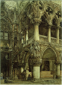 R.v.Alt, Blick auf den Dogenpalast in Venedig by klassik art