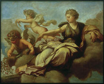 E.Le Sueur, Juno verteilt Almosen über Karthago von klassik art