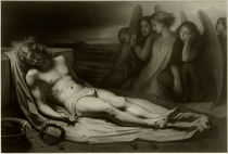 E.Lassalle n.J.-F.Gigoux, Der Leichnam Christi von Engeln bewacht von klassik art