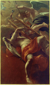 Simon Vouet, Engel mit Werkzeugen der Passion von klassik art