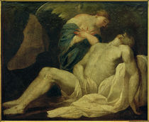 L.Baugin (zugeschr.), Christus im Grab von einem Engel bewacht von klassik art