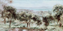 A. Renoir, Landschaft mit Olivenbäumen von klassik art