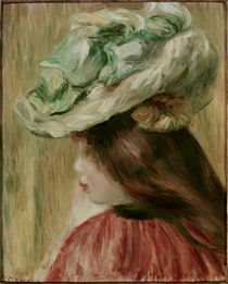 A. Renoir, Fillette au chapeau by klassik art
