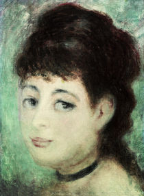 A. Renoir, Porträt einer junge Frau by klassik art