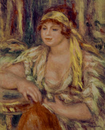A. Renoir, Madame Renoir mit gelbem Turban von klassik art