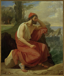 D. C. Blunck, Odysseus on the island of Calypso by klassik art