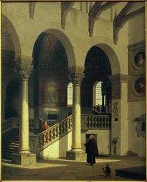 Ravenna, S.Apollinare in Classe / Gemälde v. Heinrich Hansen von klassik art