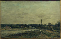 E. Boudin, Ansicht von L'Hôpital-Camfrout by klassik art