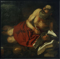 H.van Somer (zugeschr.), Der Hl. Hieronymus beim Schreiben by klassik art