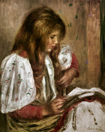A. Renoir, Mädchen in Weiß by klassik art