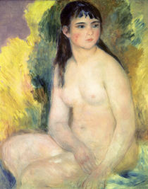 A. Renoir, Sitzender weiblicher Akt by klassik art